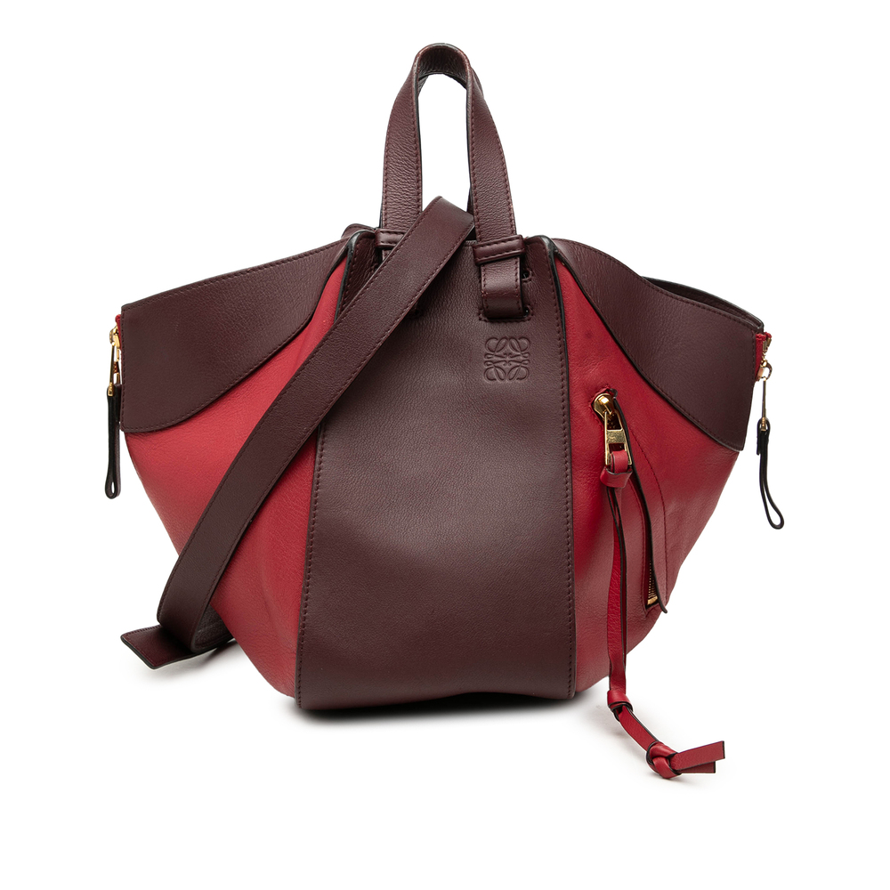 Pre-Loved LOEWE Small Bicolor Calfskin Hammock Bag